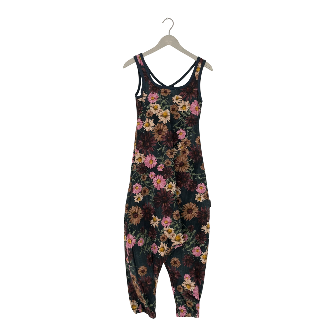 Omellinen Harem Tricot Jumpsuit, Blumen | Frau s