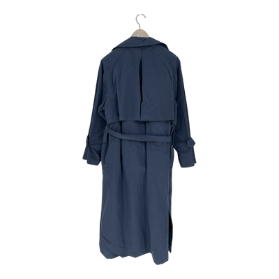 Embassy of Bricks and Logs casablanca trench coat, dark navy | woman S