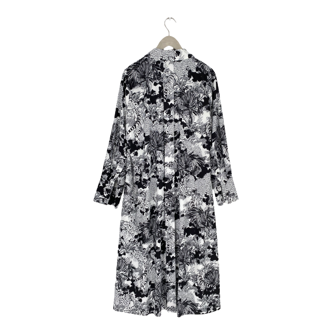 COS pleated dress, black/white | woman 44