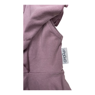 Gugguu t-shirt frilla dress, purple | 80cm