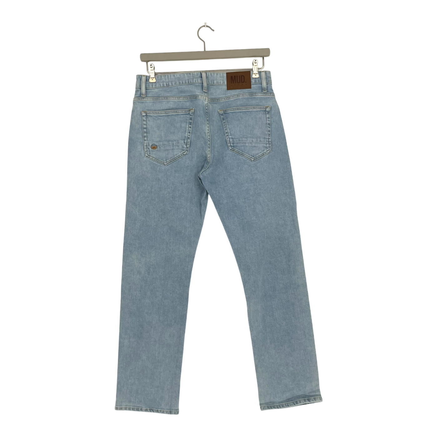 Mud Jeans Bryce mid straight jeans, light stone | man 32/32