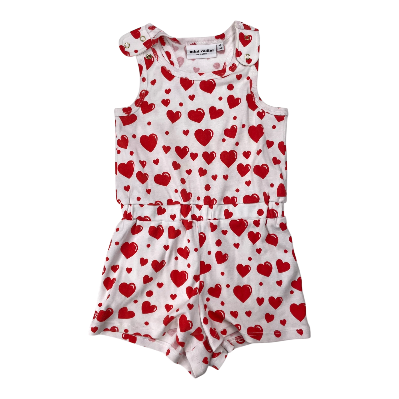 Mini Rodini romper, hearts | 92/98cm