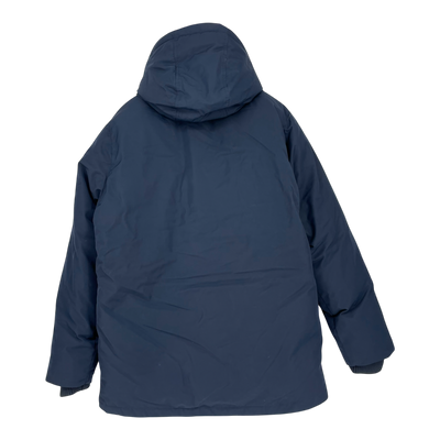 Embassy of Bricks and Logs haddock parka jacket, dark navy | unisex L