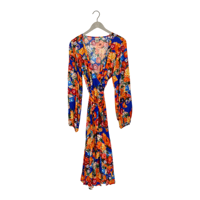 Kaiko flowy wrap dress, marigold | woman S