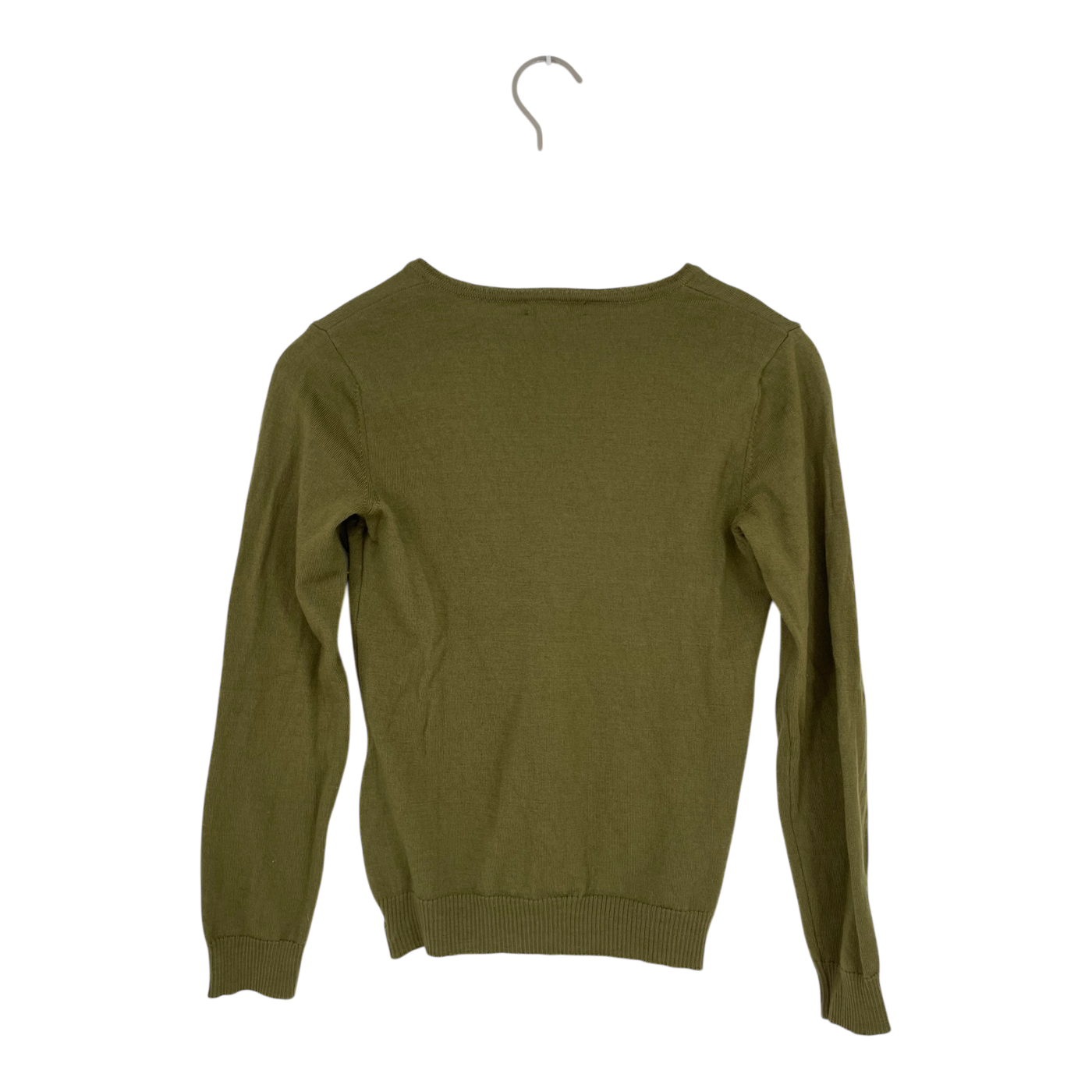 Hessnatur knit sweatshirt, green | woman 36/38