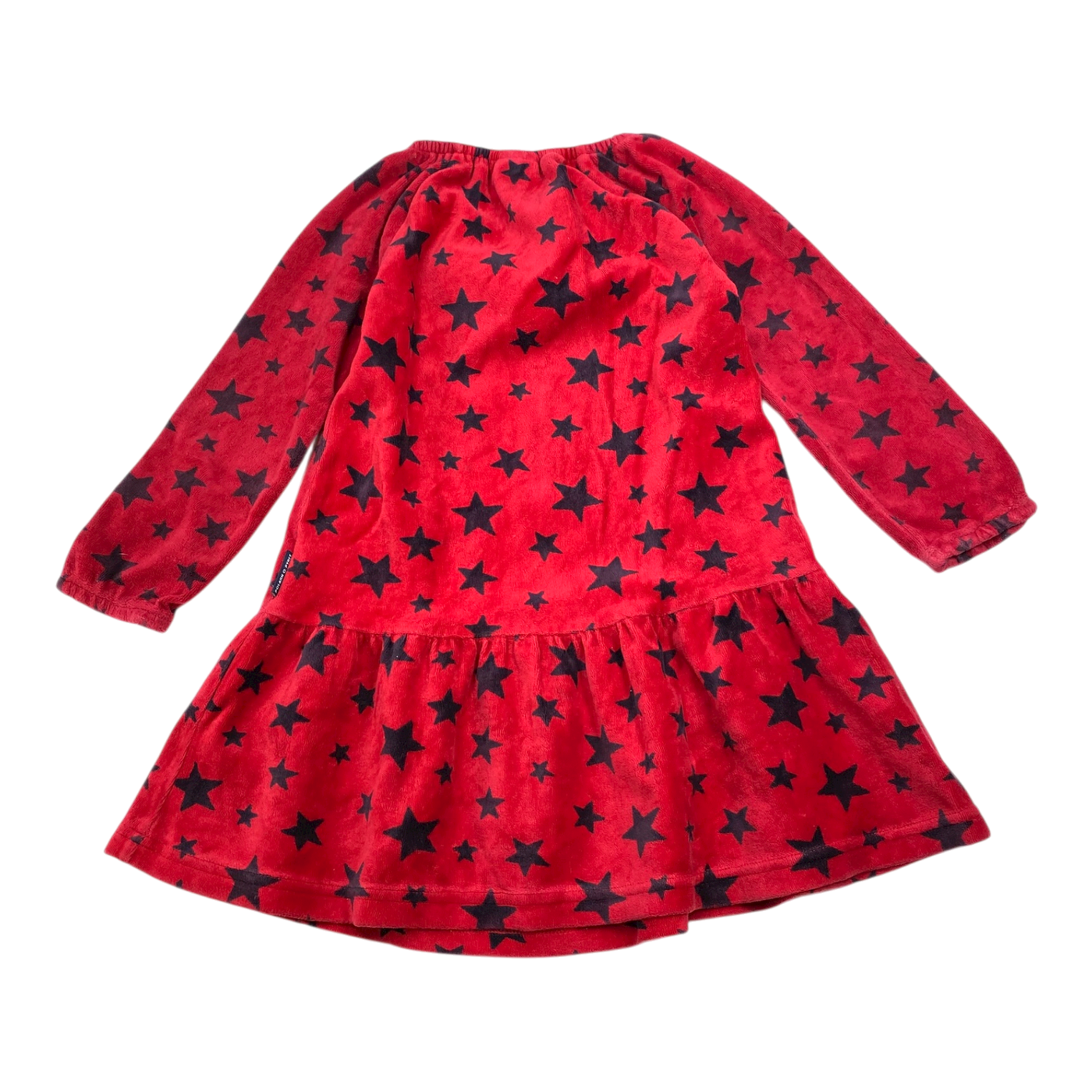 Polarn O. Pyret terry dress, stars | 104cm