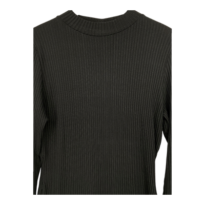 Toive rib dress, black | woman XL