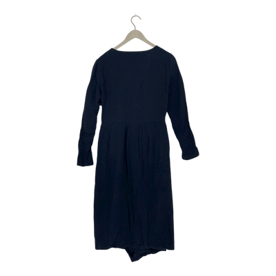Kaiko muslin wrap dress, black | woman S