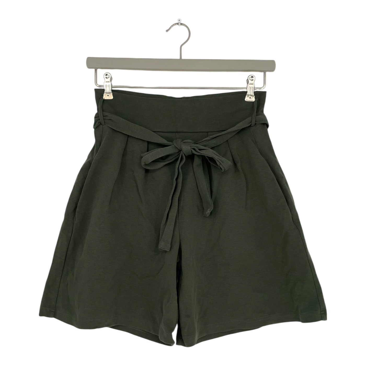 Toive belted sweat shorts, forest green | woman M