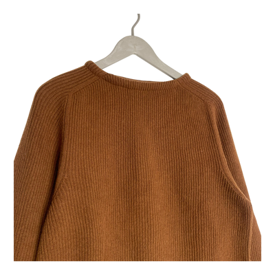 North Outdoor merino sweater, caramel | woman M