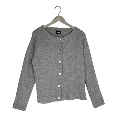 Papu merino wool cardigan, grey | women XS/S