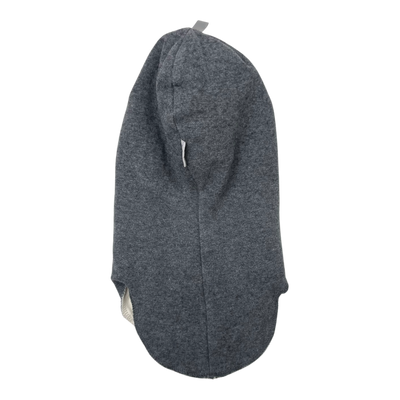 Kivat merino wool balaclava, grey | 2-4y