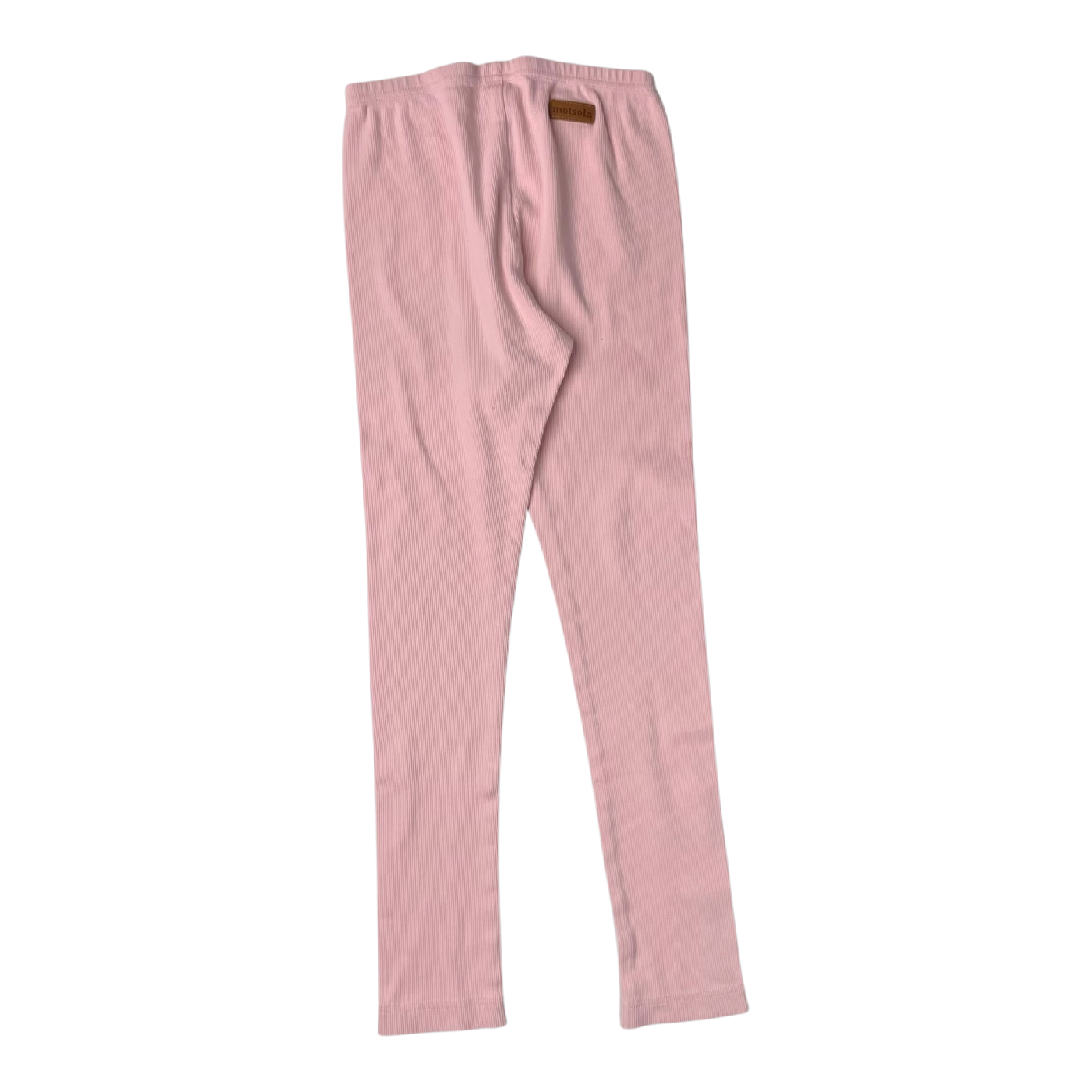 Metsola rib leggings, pink | 134/140cm