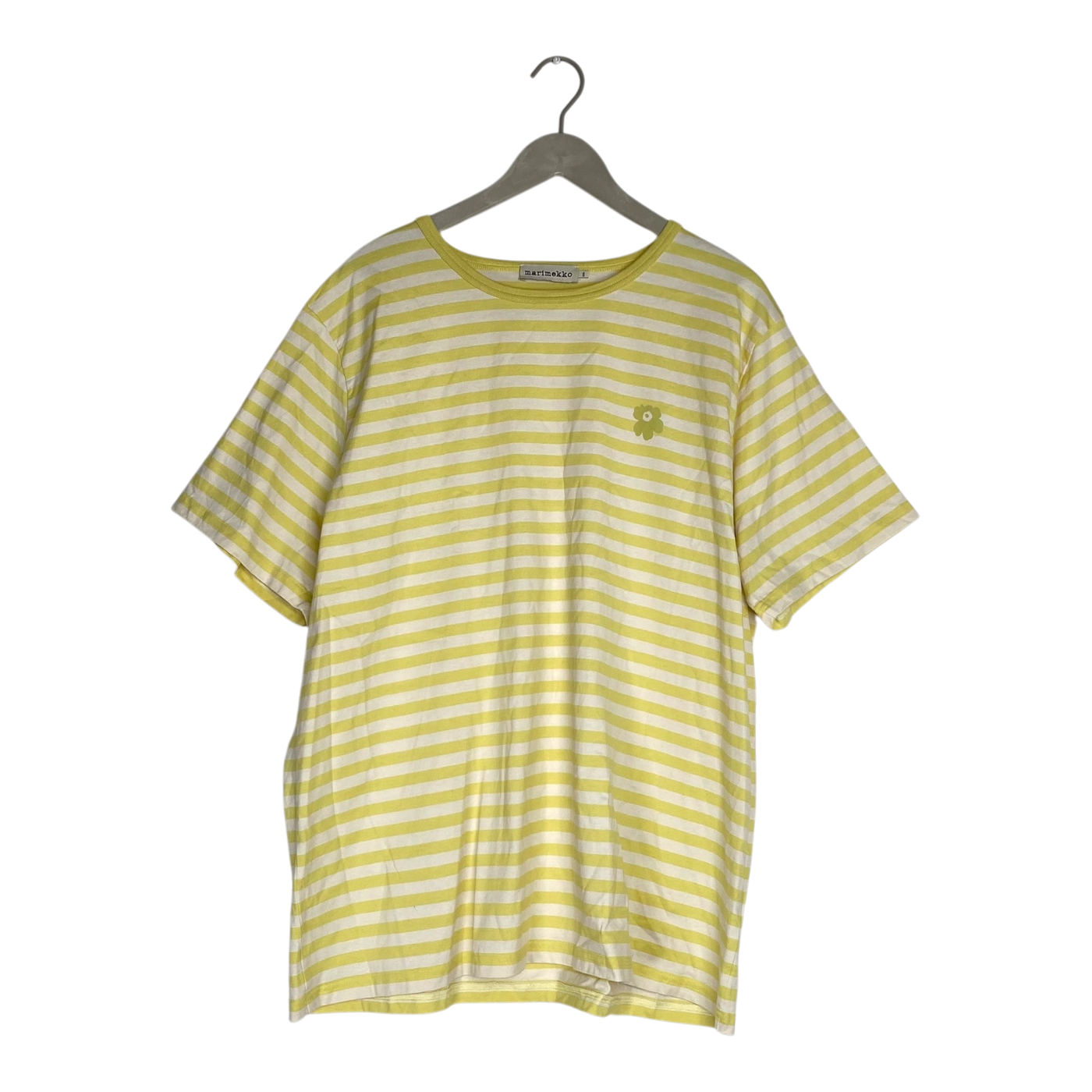 Marimekko tasaraita men t-shirt, citron | man XXL