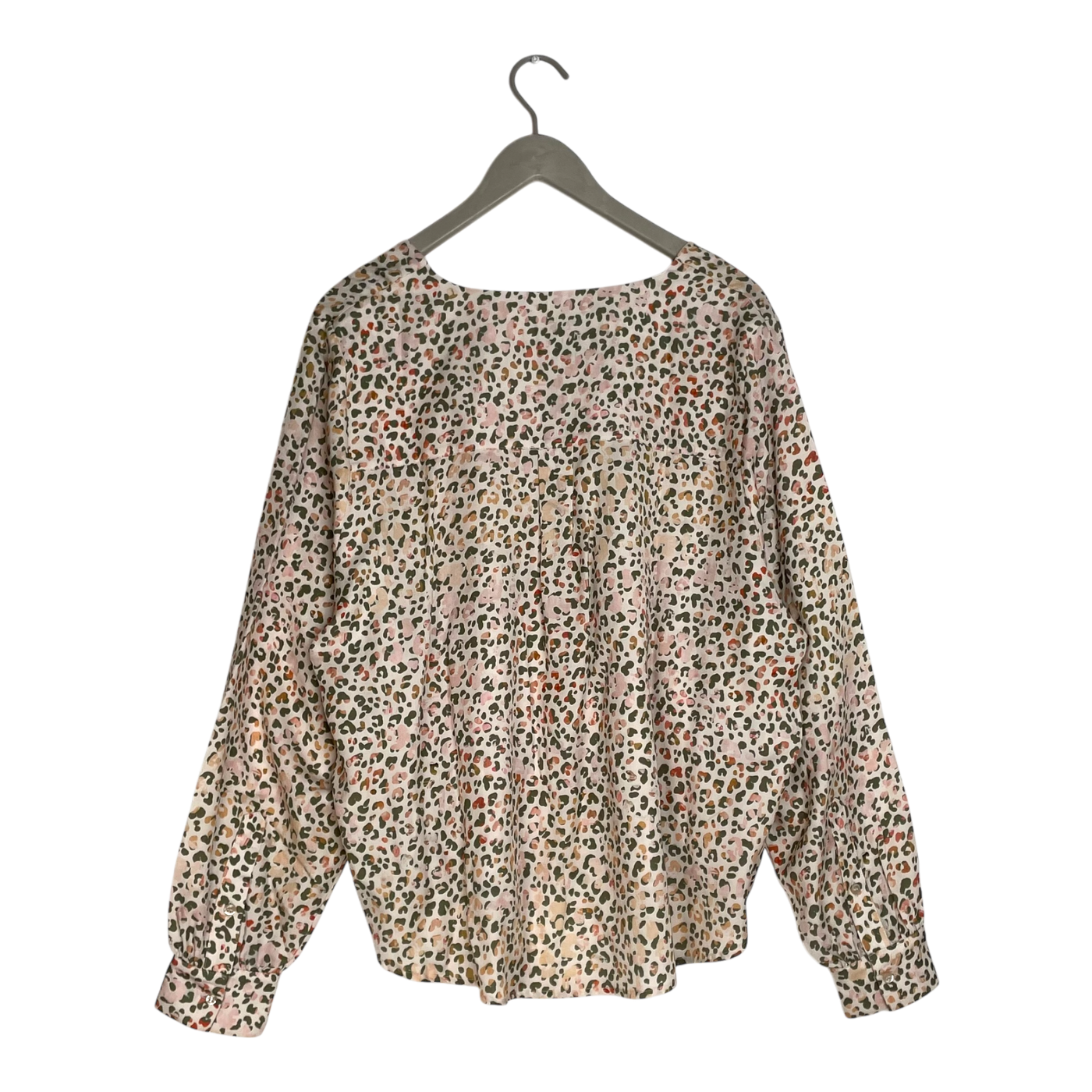 Kaiko woven blouse, leopard | woman XL