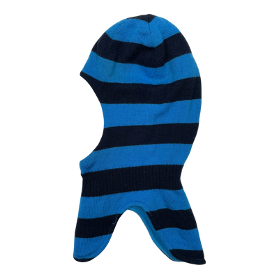 Reima wool balaclava, blue stripes | 6-7y