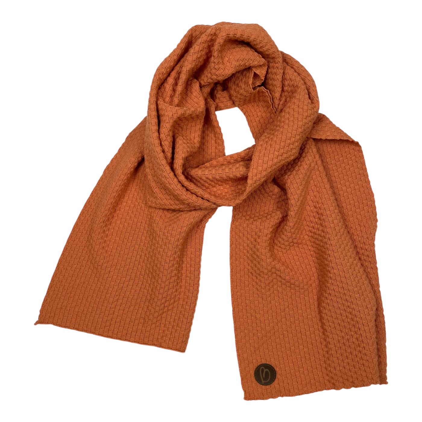 Blaa knitted scarf, orange | onesize