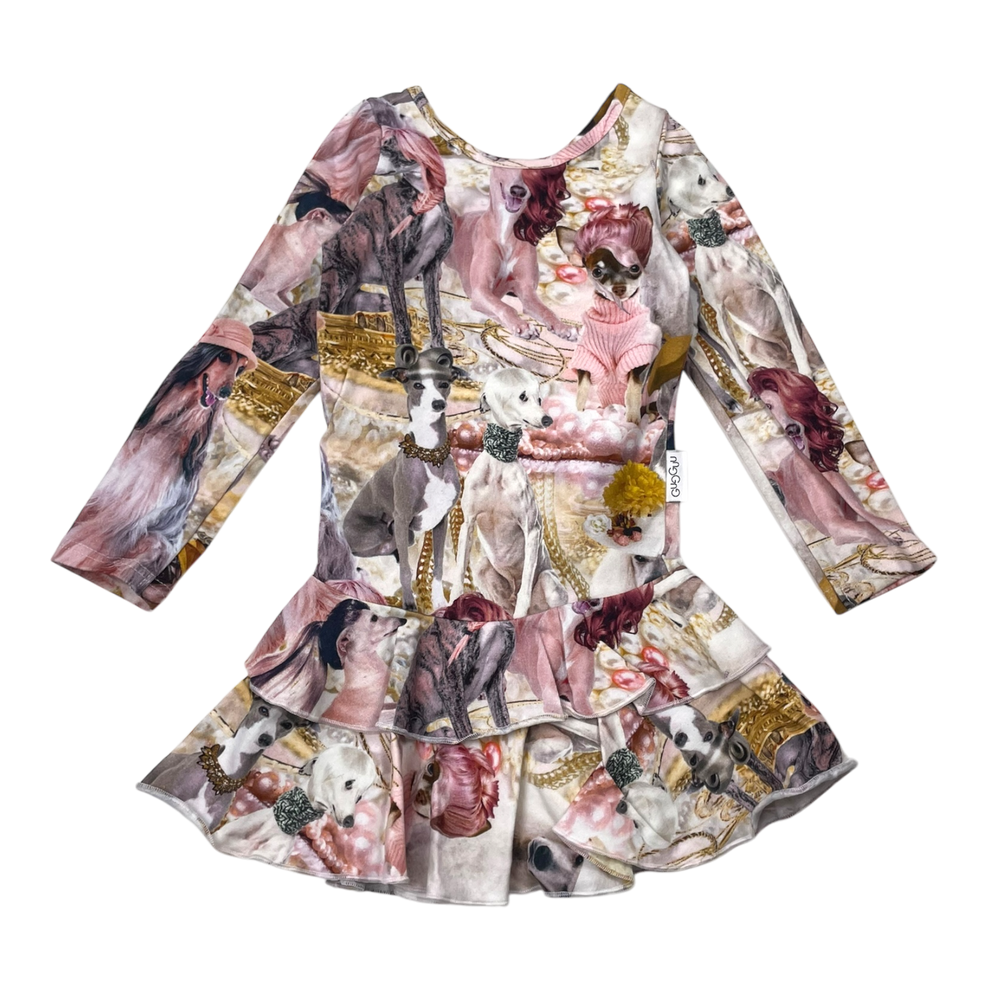 Gugguu frilla dress, dogs | 80cm