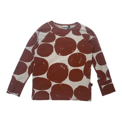 Papu shirt, painted dots | 98/104cm