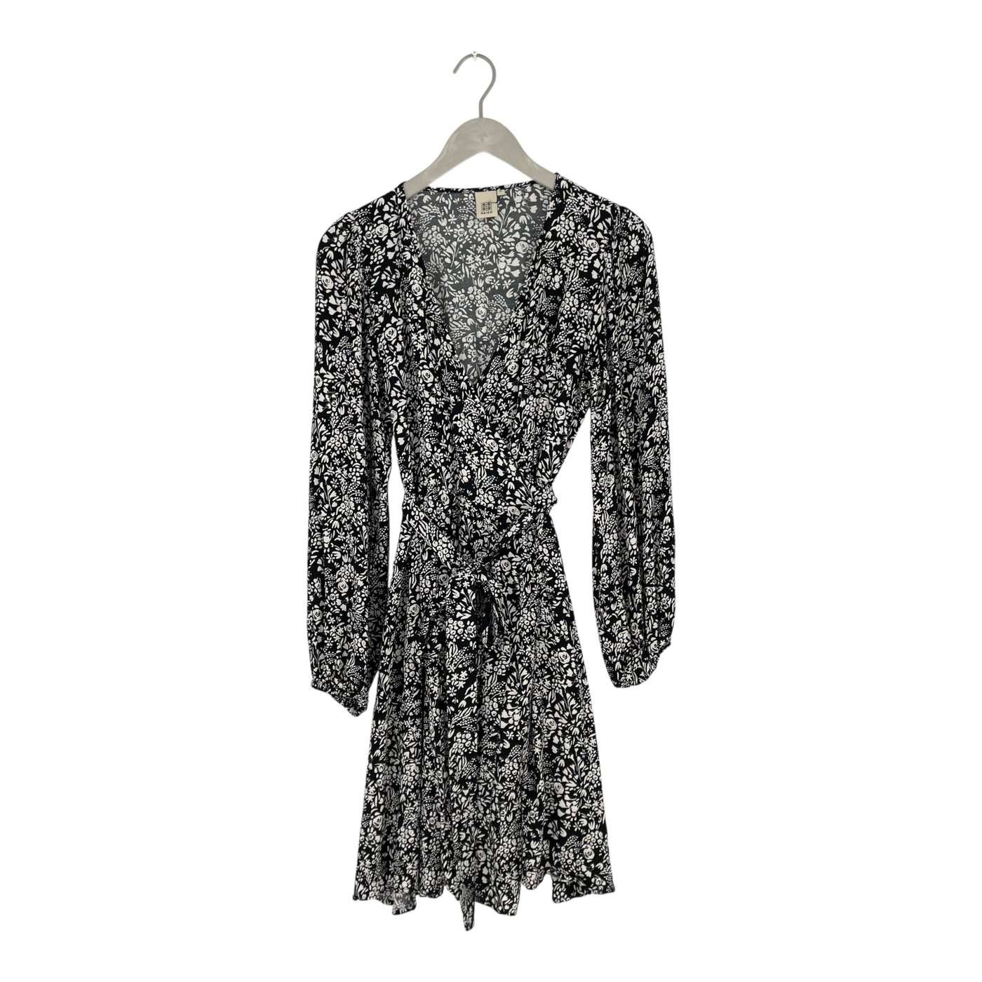 Kaiko wrap dress, night meadow | woman XS