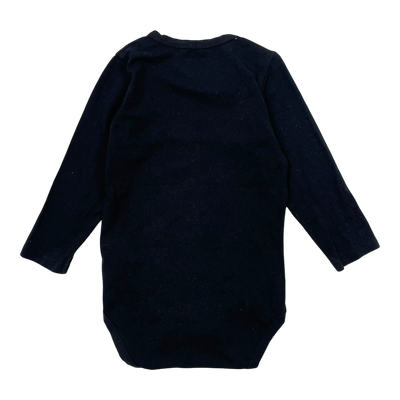 Mini Rodini basic body, black | 80/86cm