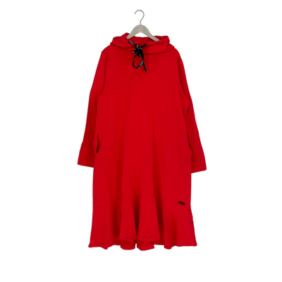 Ommellinen hulmu hoodie, red | woman 3XL