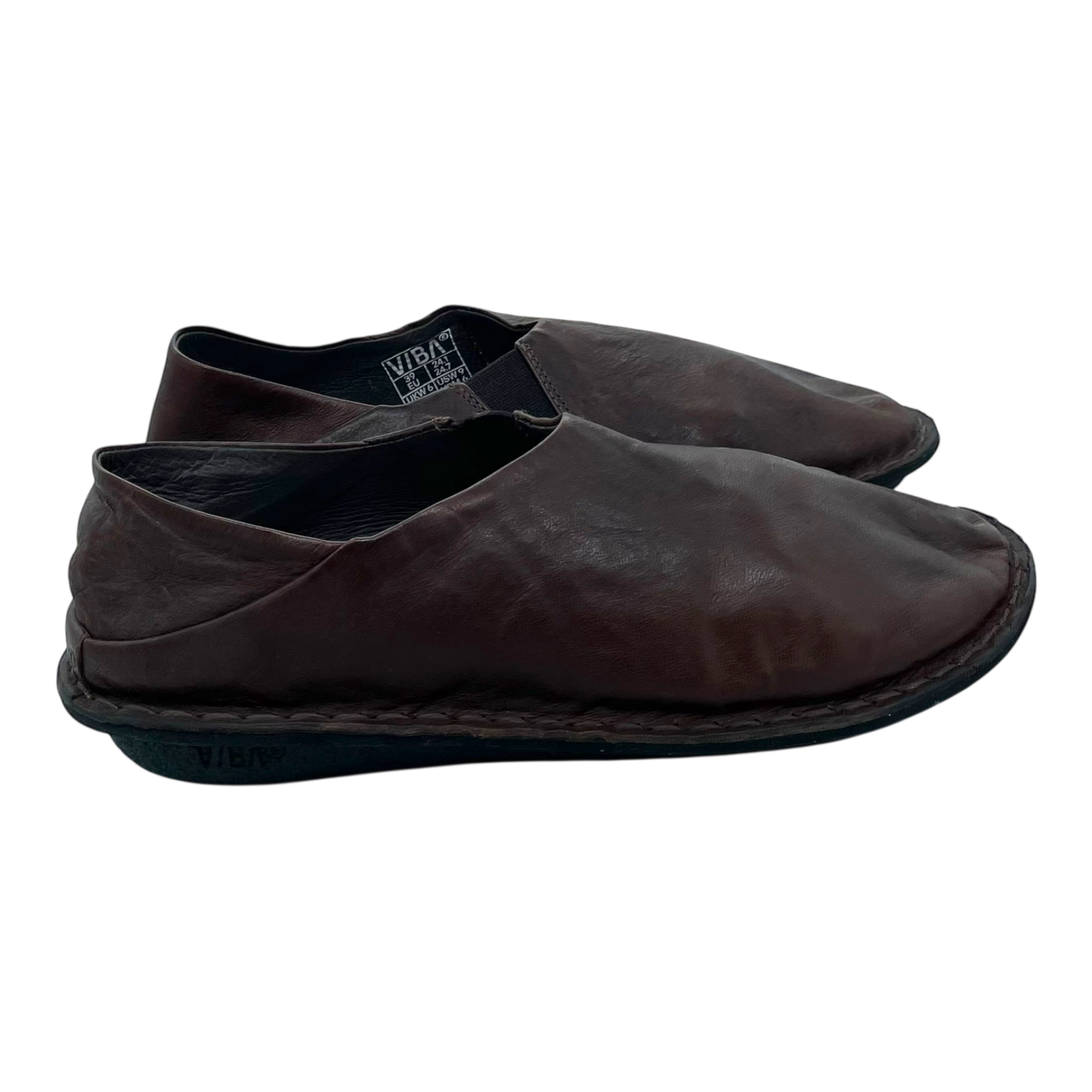 VIBAe Zuma leather shoes, cocoa brown | 39