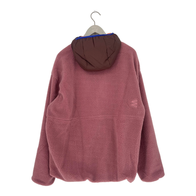 Embassy of Bricks and Logs mosino sherpa jacket, mauve | unisex L