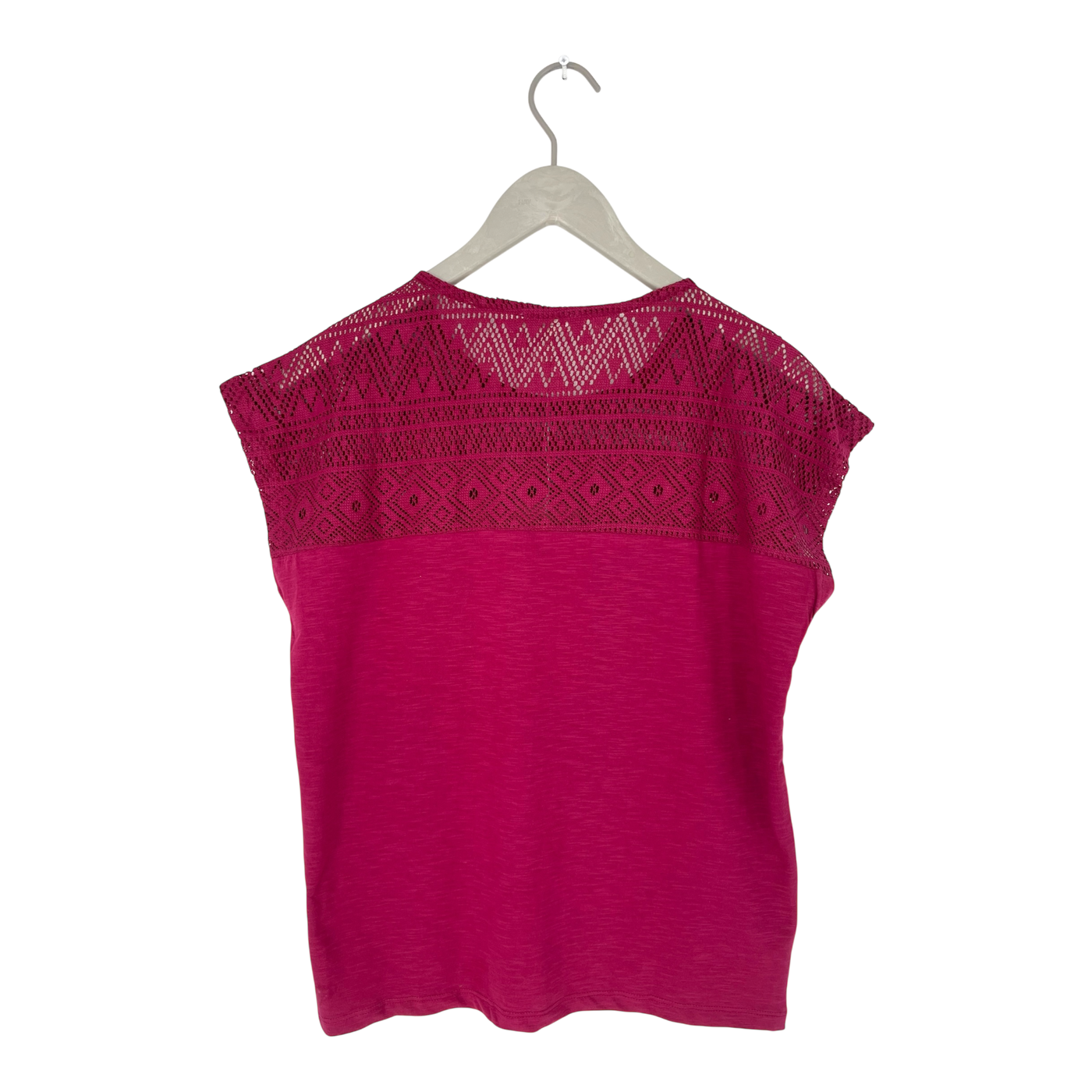 Tranquillo lace t-shirt, aniline red | woman XS