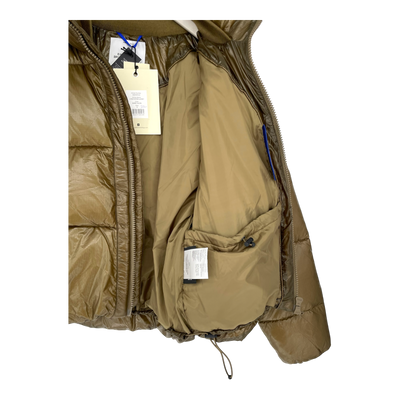 Embassy of Bricks and Logs lyon puffer jacket, shiny olive | unisex S