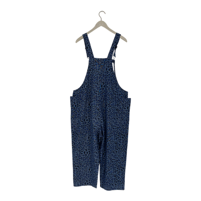 Aarre denim dungarees, blue leopard | woman M/L