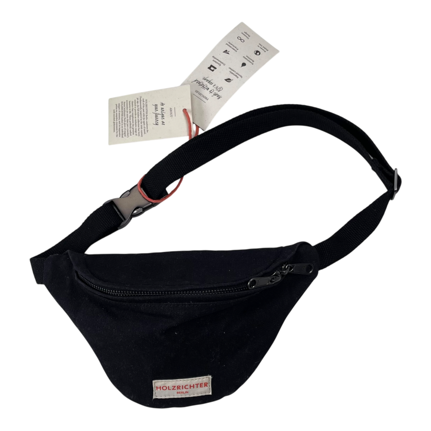 Holzrichter canvas bumbag, black