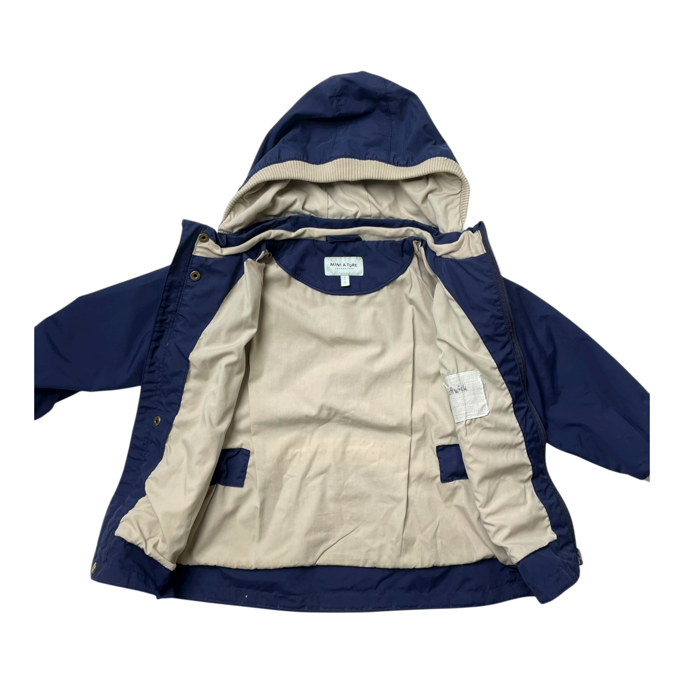 Mini A Ture midseason jacket, dark blue | 110cm