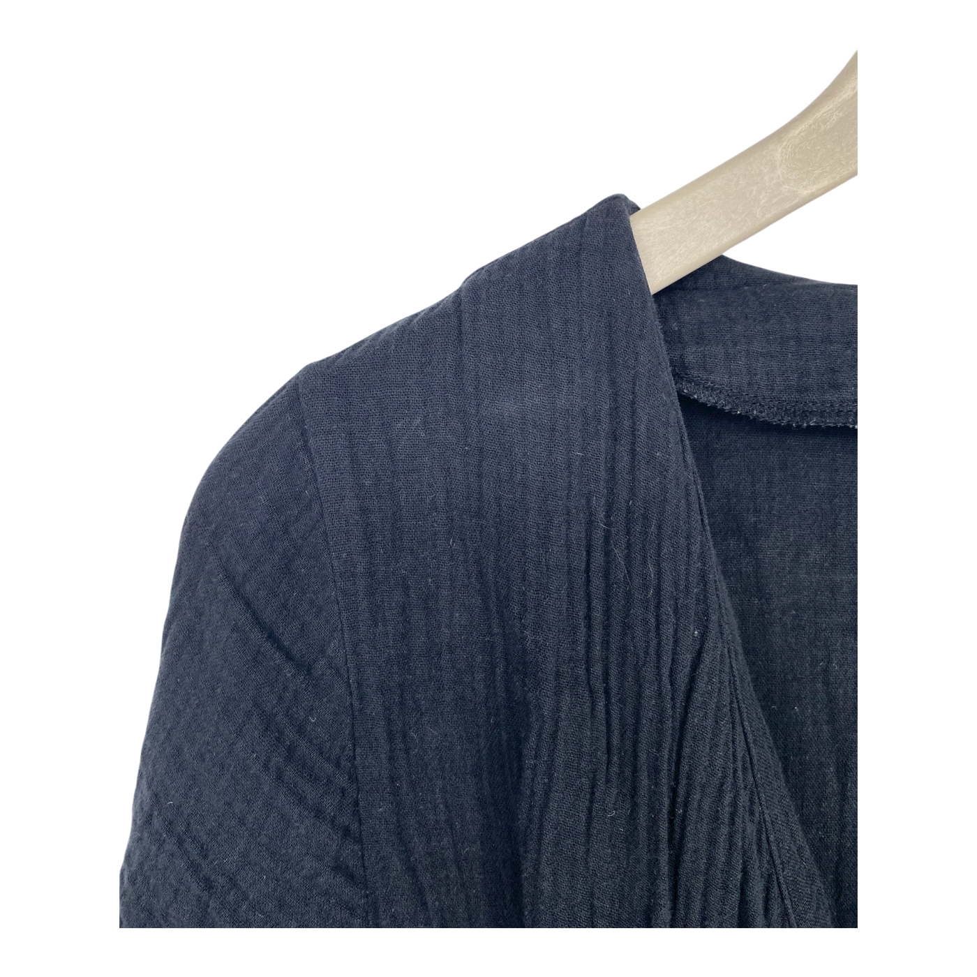 Kaiko muslin wrap dress, black | woman S