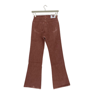 Mud Jeans isy flared jeans, terracotta | woman 26/32