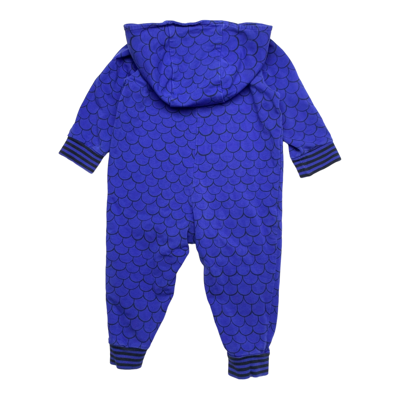 Mini Rodini sweat jumpsuit, midnight blue | 68/74cm