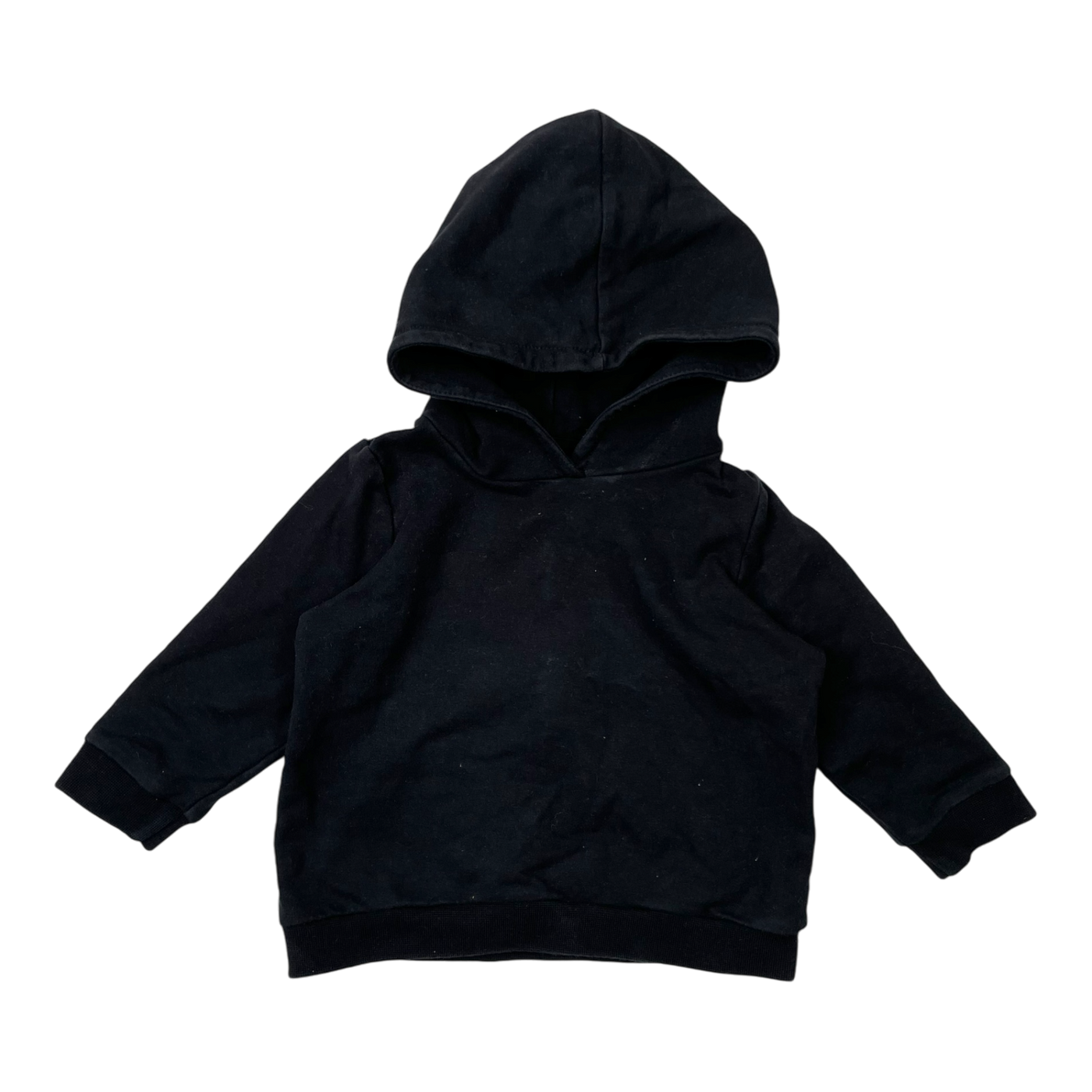 Gugguu basic hoodie, black | 86cm