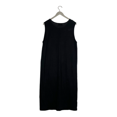 R/H linen tank dress, black | woman XS