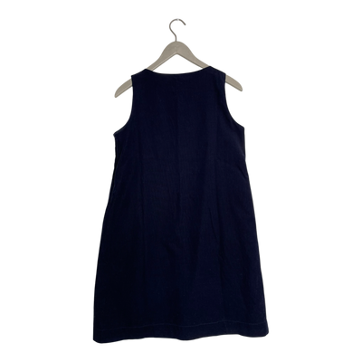 R-collection corduroy dress, midnight blue | woman M