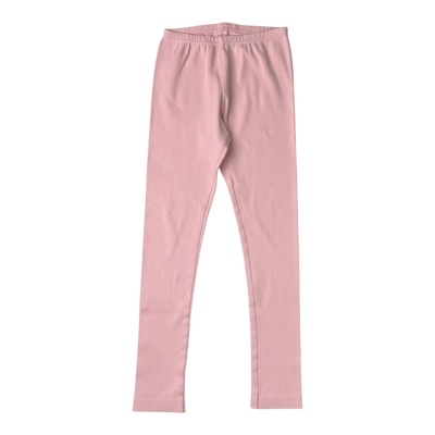 Metsola rib leggings, pink | 134/140cm