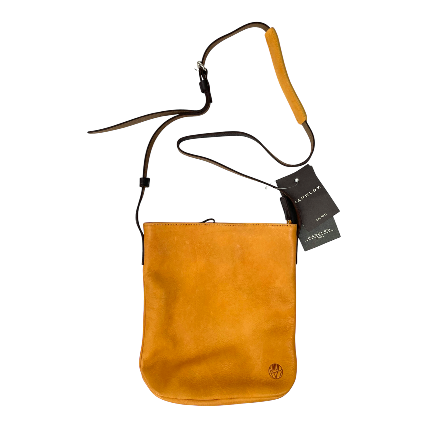 Harold's Bags plain crossbag, yellow