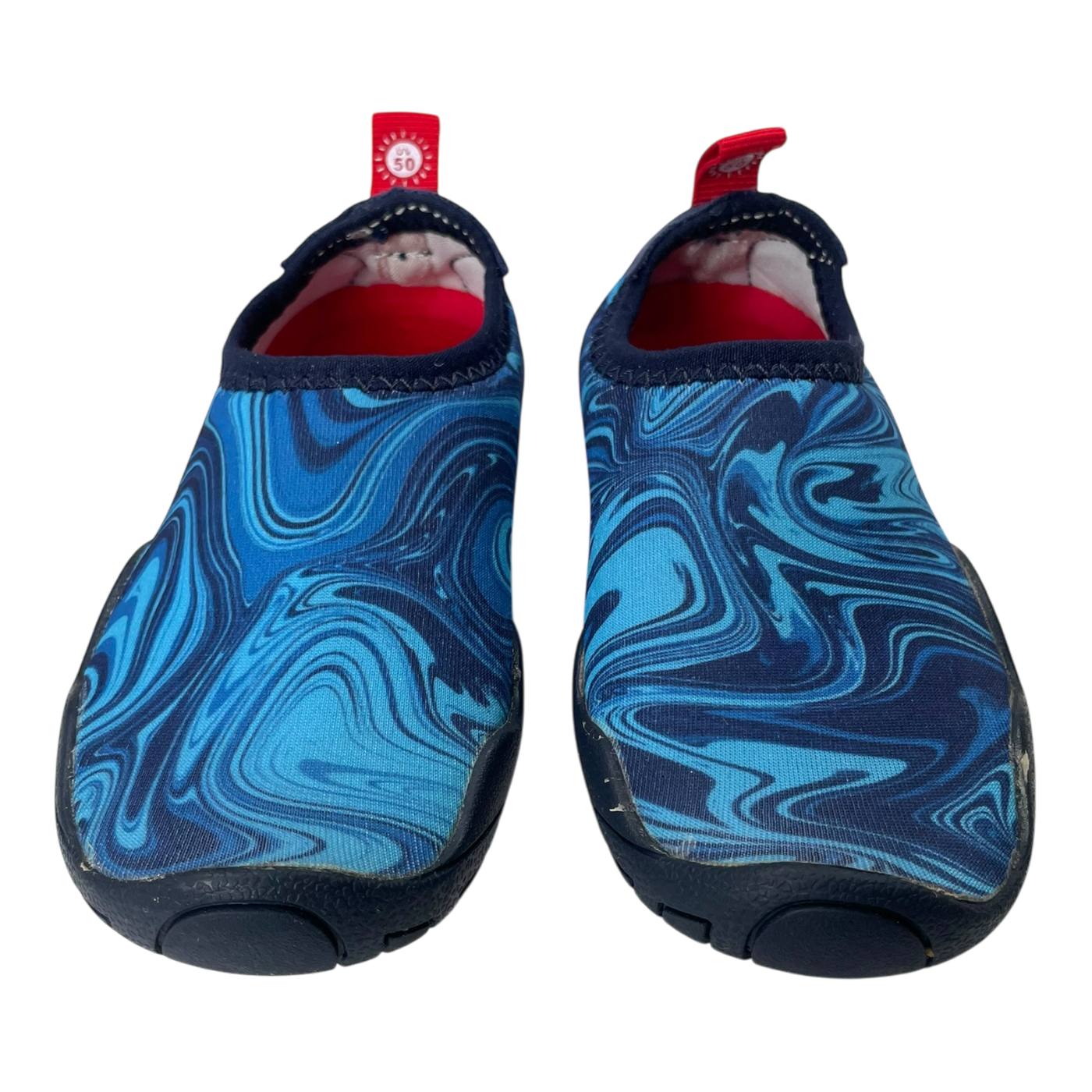 Reima lean swimming shoes, blue swirls | 22