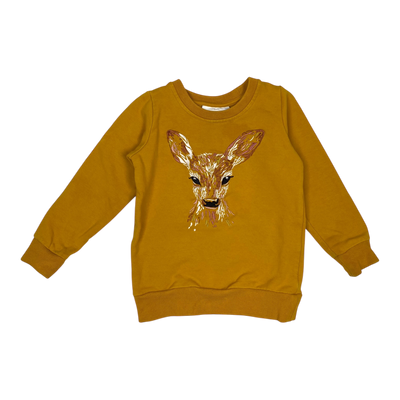 Gugguu sweatshirt, golden yellow | 80cm