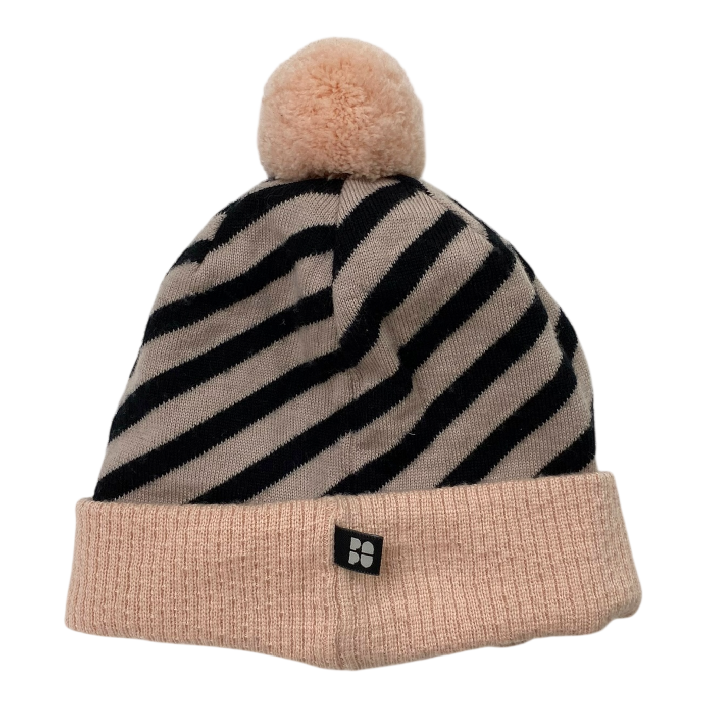 Papu merino pom beanie, pink | 3-5y