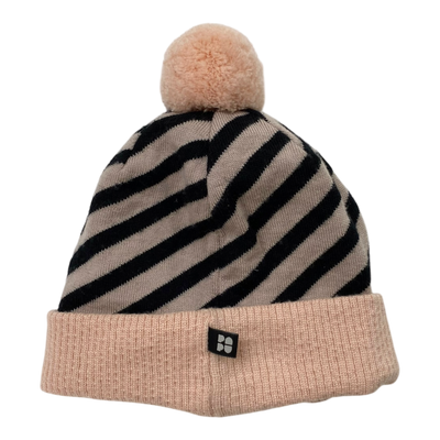 Papu merino pom beanie, pink | 3-5y