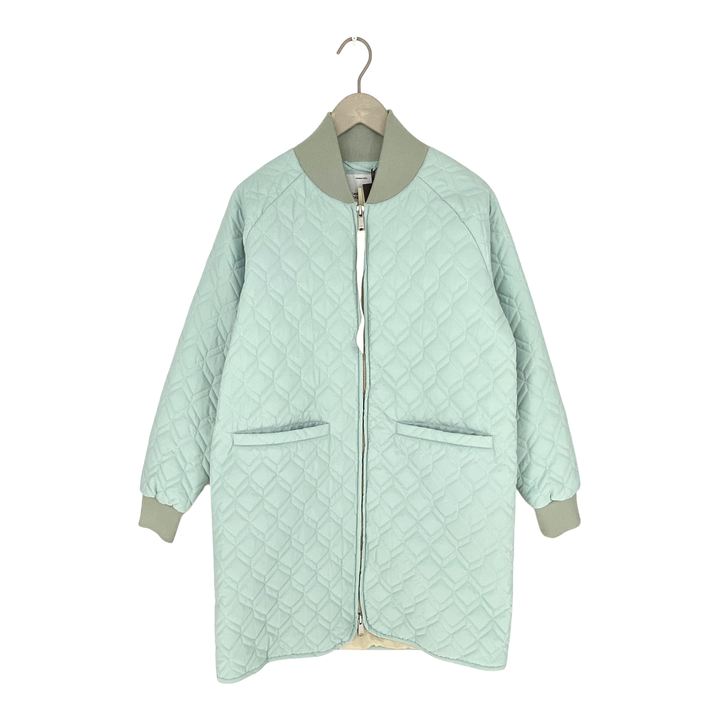 Embassy of Bricks and Logs inzip bundaberg jacket, light blue | woman S