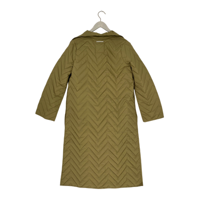 Embassy of Bricks and Logs dafni quilted coat, olive | woman S