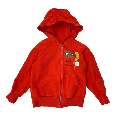 Mini Rodini zip hoodie, E.T.  | 104/110cm