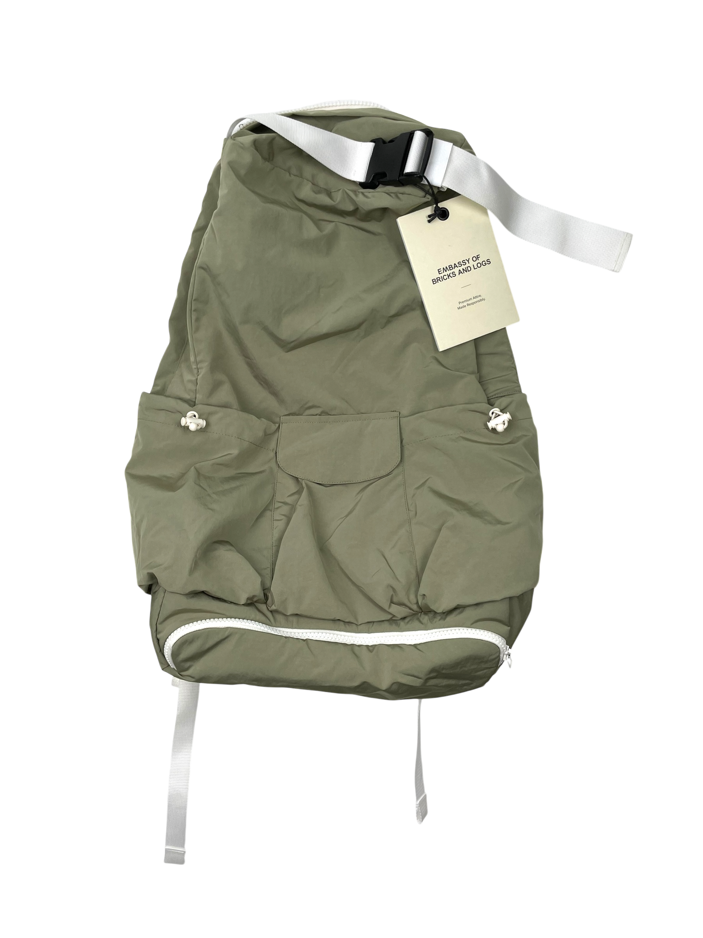 Embassy of Bricks and Logs backpack, apple green