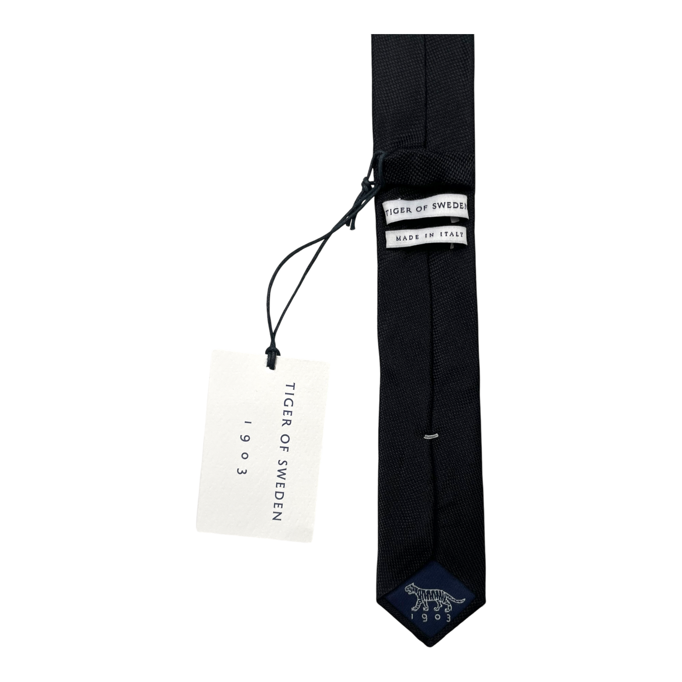 Tiger of Sweden tido5 silk tie, black